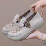 Women's cross-border old Beijing cloth shoes, soft sole, lightweight slip-on, thick sole casual women's single shoes. - Image 7