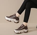 Women's High-Top Shoes, Korean Style, Versatile Thick-Soled Height-Increasing Sports Shoes - Image 6