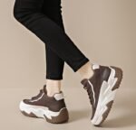 Women's High-Top Shoes, Korean Style, Versatile Thick-Soled Height-Increasing Sports Shoes - Image 5