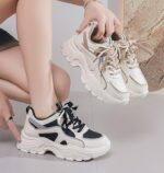 Korean style new chunky sneakers for women, spring 2025, student sports running shoes, - Image 5