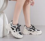 Korean style new chunky sneakers for women, spring 2025, student sports running shoes, - Image 4