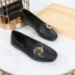 new spring and autumn soft sole shoes flat loafers black small leather shoes women's shoes - Image 2