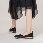 Amazon Beans Shoes Embroidered Vintage Hanfu Embroidered Soft Bottom Casual Shoes - Image 4