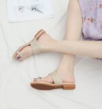 Flat Sandals for Women, Comfortable Soft Soles, - Image 3