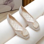 new soft bottom square flat shoes women's fashion Bean shoes Net red shallow mouth late night gentle breeze shoes - Image 2