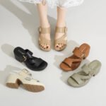 Summer New European and American High-Heeled Sandals Metal Buckle Strap High-Heeled Sandals - Image 6