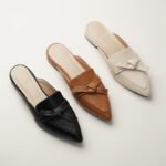 Summer New Style Pointed Toe Half Slippers Women's Outer Wear Mueller Shoes Flat Low Heel Half Shoe Sandals - Image 6