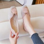 new soft bottom square flat shoes women's fashion Bean shoes Net red shallow mouth late night gentle breeze shoes - Image 6
