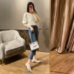 New Low Heel Classic Fashion All-match Pointed 3cm Chunky Heel Shallow Rhinestone Pearl Mesh Single-layer Shoes for Women - Image 7