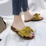 Summer Bowknot Slippers with Soft Rubber Sole for Outdoor Casual Flat Sandals Trendy - Image 4