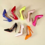 Autumn Stiletto Pointed Toe Ultra-High Heel Single Shoes Fashionable European and American Women's Shoes - Image 11