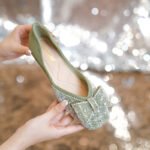 New Internet Popular Single-layer Shoes Women's Spring and Autumn Evening Gentle Fairy Rhinestone Square Toe Shallow Mouth Flat Bean Shoes - Image 4