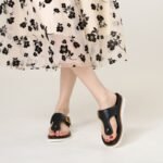 Clip Toe Sandals Women's Outwear Fashionable Summer New All-match Dung-feeling Non-slip Vacation Beach Slippers - Image 6
