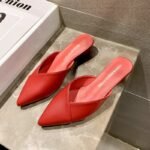 Fresh and cute style, these are trendy, low-heeled, pointed-toe, chunky-heeled, versatile sandals for young women. - Image 5