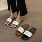 new fashionable French style sandals, soft sole, beach flip-flops. - Image 2