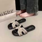 New French Pearl Women's Summer Outdoor Beach Sandals