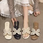 New French Pearl Women's Summer Outdoor Beach Sandals - Image 5