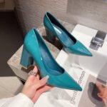 New Fashion Pointed Toe Professional Work Shoes Shallow Mouth Women's Patent Leather High Heels - Image 2
