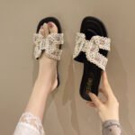 New French Pearl Women's Summer Outdoor Beach Sandals - Image 4