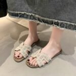 New French Pearl Women's Summer Outdoor Beach Sandals - Image 3