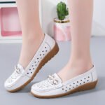 Plus-Size Women's Non-Slip Comfortable Casual Perforated Clogs with Wedge Heels, Slip-On Lazy Shoes, Versatile - Image 9