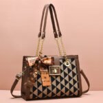 New Polyester Trendy Large-Capacity Handbag Fashionable Shoulder Crossbody Bag Tote Bag Women's Bag