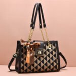 New Polyester Trendy Large-Capacity Handbag Fashionable Shoulder Crossbody Bag Tote Bag Women's Bag - Image 3