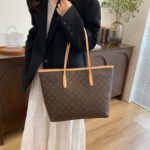 2026 New Shopping Bag Women's Tote Bag Underarm Shoulder Bag Large Bag Large Capacity Market Basket Bag Women's Cross-Border - Image 5