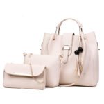 2026 New Women's Bag European and American Fashion Versatile Beaded Tassel Mother-Daughter Bag Three-Piece Set Handbag Shoulder Crossbody Bag - Image 7