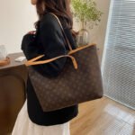 2026 New Shopping Bag Women's Tote Bag Underarm Shoulder Bag Large Bag Large Capacity Market Basket Bag Women's Cross-Border - Image 4