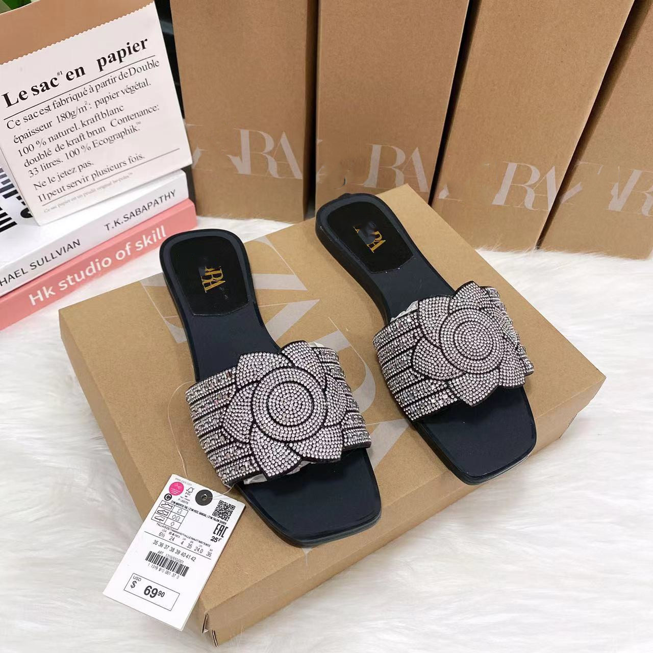 MS036=1990 38 SIZE fashionable outdoor versatile one-line women’s shoes - Image 1
