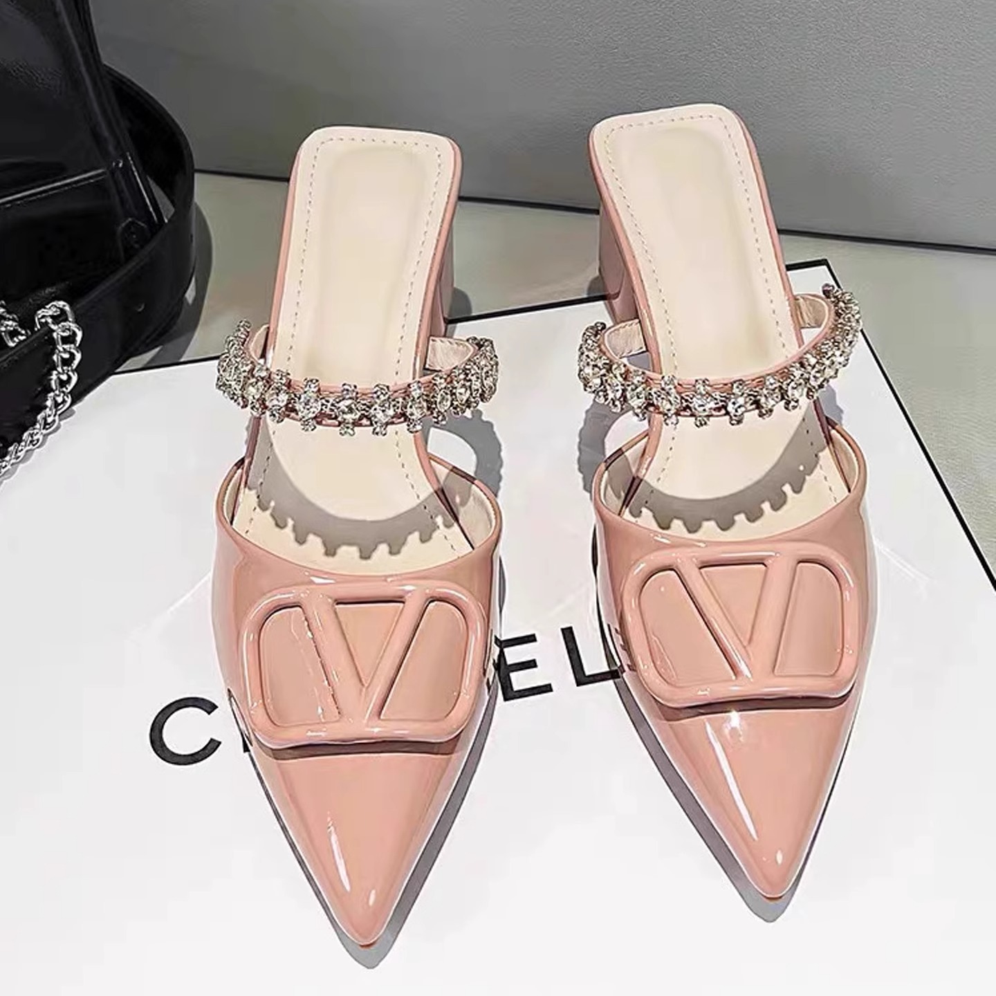 MS098=1990 37 SIZE Korean autumn and winter new pointed - Image 1