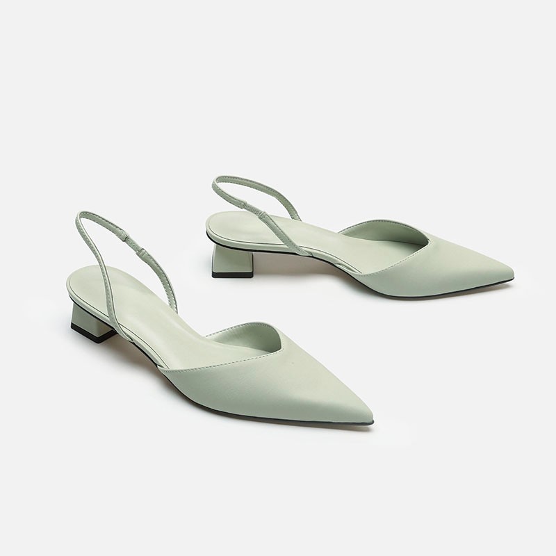 O1CN012w59dM29If1bNLGD7_!!2209310578045-0-cib 38 SIZE Simple Pointed Toe Square Heel Sandals Women’s High Heel Strap Fashion Women’s Shoes - Image 1