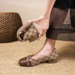 40 SIZE New Entry Light Luxury Retro Thick Heeled Four Seasons Single-layer Shoes Mary Jane Women’s Shoes - Image 3