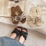 39 SIZE new seaside vacation beach flip flops fashionable and comfortable sandals - Image 4