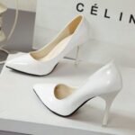 40 SIZE high heels pointed toe shoes