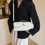 2025 New Cross-Border Woven Baguette Crossbody Bag with a Vintage Texture, Simple and Luxurious Handbag for Women, Shoulder Bag - Image 3