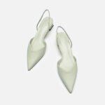 38 SIZE Simple Pointed Toe Square Heel Sandals Women’s High Heel Strap Fashion Women’s Shoes - Image 4