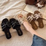 39 SIZE new seaside vacation beach flip flops fashionable and comfortable sandals - Image 3
