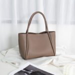 2026 New Handbag Model Niche Soft Leather Basket Bag for Women with a High-End Feel, Large Capacity Tote Bag for Commuting - Image 9