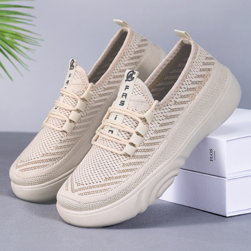 O1CN01X83hqy1fbxbLL5KN3_!!2211408924026-0-cib 40 SIZE Women’s autumn mesh breathable casual shoes new lightweight women’s shoes soft soles - Image 1