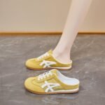 39 SIZE new mesh breathable thick sole casual women’s shoes slip-on slippers