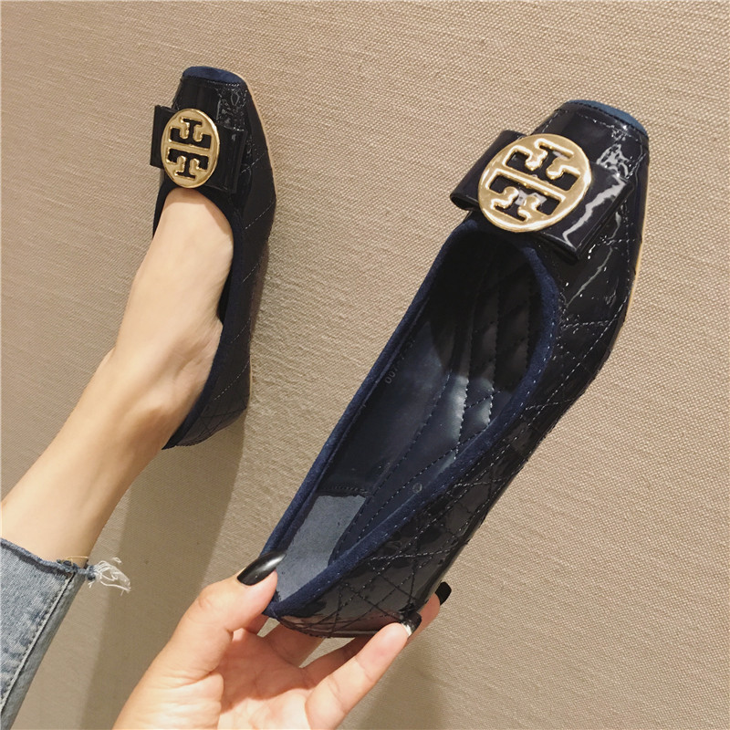 O1CN01erkD2S2MAxinM3Hm3_!!2219209049788-0-cib 36-41 SIZE Breathable Work Flat Thick Heeled Soft Sole Non-slip Small Size Single-layer Shoes plus size Women’s Shoes - Image 1