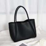 2026 New Handbag Model Niche Soft Leather Basket Bag for Women with a High-End Feel, Large Capacity Tote Bag for Commuting - Image 5
