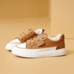 37-39 SIZE summer solid color heightened thin bottom shoes versatile leather surface wear-resistant versatile - Image 4