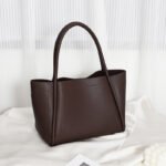 2026 New Handbag Model Niche Soft Leather Basket Bag for Women with a High-End Feel, Large Capacity Tote Bag for Commuting - Image 11