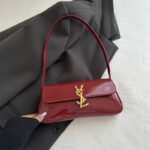 2026 New Baguette Shoulder Crossbody Bag, Fashionable and Versatile Trendy Shoulder Bag, Korean Style High-End Elegant Handbag