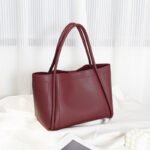 2026 New Handbag Model Niche Soft Leather Basket Bag for Women with a High-End Feel, Large Capacity Tote Bag for Commuting - Image 8