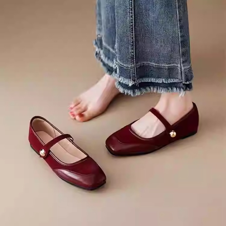 imgi_6_O1CN01XUQvEL1bnApWlmvCf_!!4611686018427384485-0-item_pic 37 SIZE French Mary Jane flat shoes for women - Image 1