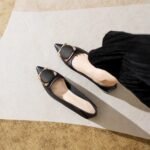 2026 Spring New Korean Style Soft Leather Chunky Heel Pumps for Women, Shallow Mouth Two-Way Wear Fairy Versatile Work Shoes for Women - Image 4